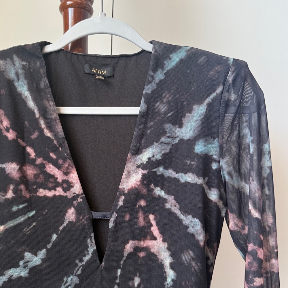 AFRM black tie die bodysuit - Picture 2 of 3